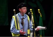 23 February 2013; Gearóid Galvin, Naomh Seanáin GAA Club, Mount Coal, Co Kerry, performing in the 'Recitation' competition during the All-Ireland Scór na nÓg Championship Finals 2013. The Venue, Limavady Road, Derry. Picture credit: Ray McManus / SPORTSFILE