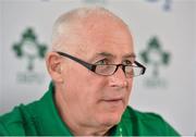 4 March 2013; Ireland team manager Michael Kearney during a press conference ahead of their RBS Six Nations Rugby Championship match against France on Saturday. Ireland Rugby Press Conference, Carton House, Maynooth, Co. Kildare. Picture credit: Barry Cregg / SPORTSFILE