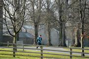 5 March 2013; Ireland's Brian O'Driscoll arrives ahead of squad training ahead of their side's RBS Six Nations Rugby Championship game against France on Saturday. Ireland Rugby Squad Training, Carton House, Maynooth, Co. Kildare. Picture credit: Brendan Moran / SPORTSFILE