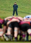 5 March 2013; Former Rockwell student Denis Leamy during the game. Munster Schools Senior Cup Semi-Final, Rockwell College v St Munchin's College, Clanwilliam RFC, Clanwilliam Park, Tipperary Town, Tipperary. Picture credit: Diarmuid Greene / SPORTSFILE