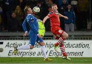 10 March 2013; Robbie Williams, Limerick FC, in action against Denis Behan, Cork City. Airtricity League Premier Division, Limerick FC v Cork City, Thomond Park, Limerick. Picture credit: Diarmuid Greene / SPORTSFILE