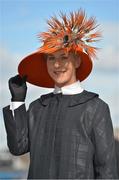 13 March 2013; Racegoer Mary Carthy, from Kells, Co. Meath, at the day's racing. Cheltenham Racing Festival 2013, Prestbury Park, Cheltenham, England. Picture credit: Barry Cregg / SPORTSFILE