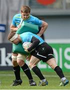 15 March 2013; Ireland's Brian O'Driscoll and Iain Henderson during the captain's run ahead of their RBS Six Nations Rugby Championship match against Italy on Saturday. Ireland Rugby Squad Captain's Run, Stadio Olimpico, Rome, Italy. Picture credit: Brendan Moran / SPORTSFILE