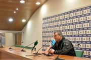 15 March 2013; Ireland defence coach Anthony Foley during a press conference ahead of their RBS Six Nations Rugby Championship match against Italy on Saturday. Ireland Rugby Press Conference, Stadio Olimpico, Rome, Italy. Picture credit: Brendan Moran / SPORTSFILE