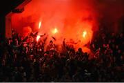 15 March 2013; St Patrick's Athletic supporters before the start of the game. Airtricity League Premier Division, Shamrock Rovers v St Patrick's Athletic, Tallaght Stadium, Tallaght, Co. Dublin. Picture credit: David Maher / SPORTSFILE