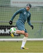 17 March 2013; Republic of Ireland's Stephen Kelly in action during squad training ahead of their 2014 FIFA World Cup Qualifier Group C match against Sweden on Friday. Republic of Ireland Squad Training, Gannon Park, Malahide. Picture credit: David Maher / SPORTSFILE