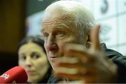 17 March 2013; Republic of Ireland manager Giovanni Trapattoni during a management update ahead of their 2014 FIFA World Cup Qualifier Group C match against Sweden on Friday. Republic of Ireland Management Update, Gannon Park, Malahide. Picture credit: David Maher / SPORTSFILE