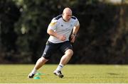 18 March 2013; Leinster's Richardt Strauss in action during squad training ahead of their Celtic League 2012/13 Round 18 game against Glasgow Warriors on Saturday. Rosemount, UCD, Belfield, Dublin. Picture credit: Stephen McCarthy / SPORTSFILE