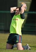 19 March 2013; Munster's Damien Varley in action during squad training ahead of their side's Celtic League match against Connacht on Saturday. Munster Rugby Squad Training, CIT, Bishopstown, Cork. Picture credit: Barry Cregg / SPORTSFILE