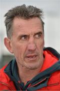 19 March 2013; Munster head coach Rob Penney speaking to the media during a press briefing ahead of their side's Celtic League match against Connacht on Saturday. Munster Rugby Squad Press Briefing, CIT, Bishopstown, Cork. Picture credit: Barry Cregg / SPORTSFILE