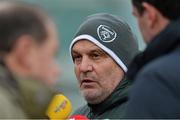 20 March 2013; Republic of Ireland assistant manager Marco Tardelli speaking to the media during a management update ahead of their side's 2014 FIFA World Cup, Group C, qualifier match against Sweden on Friday. Republic of Ireland Management Update, Gannon Park, Malahide, Co. Dublin. Picture credit: Brendan Moran / SPORTSFILE