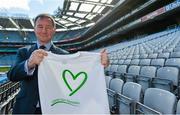 4 April 2013; The Ciarán Carr Foundation, named after the young Round Tower GAA Club dual player who collapsed and died during a senior football training session, aims to raise awareness of SADS and promote education and training for those charged with training football and hurling teams. Pictured at the launch of the Ciarán Carr Foundation is Dublin football manager Jim Gavin. Croke Park, Dublin. Picture credit: Brian Lawless / SPORTSFILE