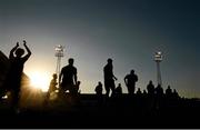 5 April 2013; A general view as the Bohemians and Derry City players make their way onto the pitch for the start of the game. Airtricity League Premier Division, Bohemians v Derry City, Dalymount Park, Dublin. Picture credit: David Maher / SPORTSFILE