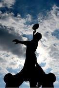 6 April 2013; A general view of  a statue outside Twickenham Stadium. Heineken Cup Quarter-Final 2012/13, Saracens v Ulster, Twickenham Stadium, Twickenham, London, England. Picture credit: Brendan Moran / SPORTSFILE