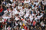 6 April 2013; Ulster supporters cheer on their side during the game. Heineken Cup Quarter-Final 2012/13, Saracens v Ulster, Twickenham Stadium, Twickenham, London, England. Picture credit: Brendan Moran / SPORTSFILE