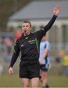 7 April 2013; Replacement referee Michael Duffy, who had to take over from the injured Padraig Hughes in the second half. Allianz Football League, Division 1, Donegal v Dublin, Páirc MacCumhaill, Ballybofey, Co. Donegal. Picture credit: Oliver McVeigh / SPORTSFILE