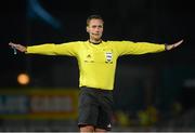 26 March 2013; Referee Hannes Kaasik, Estonia. 2014 FIFA World Cup Qualifier, Group F, Northern Ireland v Israel, Windsor Park, Belfast, Co. Antrim. Picture credit: Oliver McVeigh / SPORTSFILE