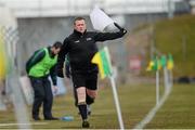 7 April 2013; Linesman Michael Meade indicates a line ball. Allianz Football League, Division 3, Meath v Fermanagh, Pairc Tailteann, Navan, Co. Meath. Picture credit: Ray McManus / SPORTSFILE