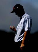 2 July 2003; Padraig Harrington of Ireland on the 18th green during the Pro Am ahead of The Smurfit European Open at The K Club in Straffan, Kildare. Photo by David Maher/Sportsfile