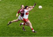28 April 2013; Eoin Bradley, Derry, in action against Kevin Maguire, Westmeath. Allianz Football League Division 2 Final, Derry v Westmeath, Croke Park, Dublin. Picture credit: Stephen McCarthy / SPORTSFILE