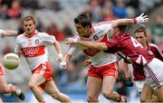 28 April 2013; Eoin Bradley, Derry, in action against Kevin Maguire, Westmeath. Allianz Football League Division 2 Final, Derry v Westmeath, Croke Park, Dublin. Picture credit: Oliver McVeigh / SPORTSFILE