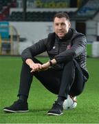 31 October 2017; Brian Gartland of Dundalk during an Irish Daily Mail FAI Senior Cup Final Media Day for Dundalk FC at Oriel Park in Dundalk, Co Louth. Photo by Oliver McVeigh/Sportsfile