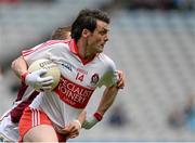 28 April 2013; Eoin Bradley, Derry, in action against Kevin Maguire, Westmeath. Allianz Football League Division 2 Final, Derry v Westmeath, Croke Park, Dublin. Picture credit: Oliver McVeigh / SPORTSFILE