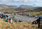 4 May 2013; Daragh O'Riordan and Tony McDaid in action in their Ford Fiesta WRC on SS1 Molls Gap, Killarney, Co. Kerry. cartell.ie International Rally of the Lakes 2013, Killarney, Co. Kerry. Picture credit: Barry Cregg / SPORTSFILE