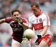 28 April 2013; Patsy Bradley, Derry, in action against Callum McCormack, Westmeath. Allianz Football League Division 2 Final, Derry v Westmeath, Croke Park, Dublin. Picture credit: Oliver McVeigh / SPORTSFILE