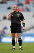 28 April 2013; Referee Conor Lane. Allianz Football League Division 2 Final, Derry v Westmeath, Croke Park, Dublin. Picture credit: Oliver McVeigh / SPORTSFILE