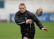 8 May 2013; Ulster's Tom Court in action during squad training ahead of their Celtic League Play-off against Llanelli Scarlets on Friday. Ulster Rugby Squad Training, Ravenhill Park, Belfast, Co. Antrim. Picture credit: Oliver McVeigh / SPORTSFILE