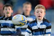 11 May 2013; Action from the Mini Games featuring Dundalk RFC and Wanderers RFC at the Celtic League Play-off game between Leinster and Glasgow Warriors. RDS, Ballsbridge, Dublin. Picture credit: Stephen McCarthy / SPORTSFILE