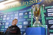 17 May 2013; Toulon captain Jonny Wilkinson during a press conference ahead of their side's Heineken Cup Final 2012/2013 match against Clermont Auvergne on Saturday. Aviva Stadium, Lansdowne Road, Dublin. Picture credit: Stephen McCarthy / SPORTSFILE