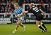 17 May 2013; Fionn Carr, Leinster A, is tackled by Alex Crockett, Newcastle Falcons. British & Irish Cup Final, Newcastle Falcons v Leinster A, Kingston Park, Newcastle, England. Picture credit: Barry Cregg / SPORTSFILE