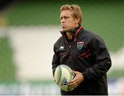 18 May 2013; Toulon's Jonny Wilkinson warms up ahead of the game. Heineken Cup Final 2012/13, ASM Clermont Auvergne v Toulon, Aviva Stadium, Lansdowne Road, Dublin. Picture credit: Stephen McCarthy / SPORTSFILE