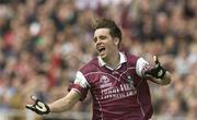 6 July 2003; Matthew Clancy, Galway, celebrates after scoring his sides only goal. Bank of Ireland Connacht Senior Football Championship Final, Galway v Mayo, Pearse Stadium, Galway. Picture credit; David Maher / SPORTSFILE *EDI*
