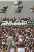 6 July 2003; Spectators watch from every vantage point during the game. Bank of Ireland Connacht Senior Football Championship Final, Galway v Mayo, Pearse Stadium, Galway. Picture credit; David Maher / SPORTSFILE *EDI*
