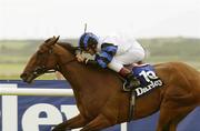 13 July 2003; Vintage Tipple, with Frankie Dettori up, wins the Darley Irish Oaks at the Curragh Racecourse, Co. Kildare. Picture credit; Matt Browne / SPORTSFILE *EDI*