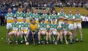 17 July 2003; The Offaly Senior Hurling team. Guinness All-Ireland Hurling Championship Qualifier, Round 3, Limerick v Offaly, Semple Stadium, Thurles, Co. Tipperary. Picture credit; Brendan Moran / SPORTSFILE *EDI*