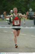 20 July 2003; Seamus Power, Clare, on his way to winning the adidas Irish Runner Challenge. Phoenix Park, Dublin. Athletics. Picture credit; Ray McManus / SPORTSFILE