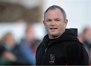 10 May 2013; Mark Anscombe, Ulster head coach. Celtic League Play-off, Ulster v Llanelli Scarlets, Ravenhill Park, Belfast, Co. Antrim. Picture credit: Oliver McVeigh / SPORTSFILE