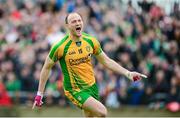 26 May 2013; Colm McFadden celebrates scoring the first half Donegal goal. Ulster GAA Football Senior Championship, Quarter-Final, Donegal v Tyrone, MacCumhaill Park, Ballybofey, Co. Donegal. Picture credit: Ray McManus / SPORTSFILE