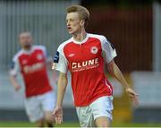 28 May 2013; Christopher Forrester, St. Patrick’s Athletic, celebrates after scoring his side's third goal of the game. Airtricity League Premier Division, St. Patrick’s Athletic v UCD, Tolka Park, Dublin. Picture credit: Barry Cregg / SPORTSFILE