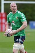 15 May 2013; Paul O'Connell, British & Irish Lions, during squad training ahead of the forthcoming 2013 Tour. WRU National Centre of Excellence, Vale of Glamorgan, Wales. Picture credit: Steve Pope / SPORTSFILE