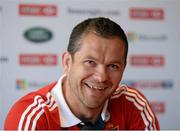 31 May 2013; British & Irish Lions assistant coach Andy Farrell during a press conference ahead of their game against Barbarian FC on Saturday. British & Irish Lions Tour 2013, Press Conference, Grand Hyatt Hotel, Hong Kong, China. Picture credit: Stephen McCarthy / SPORTSFILE