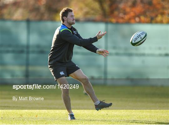 Ireland Rugby Squad Training and Press Conference