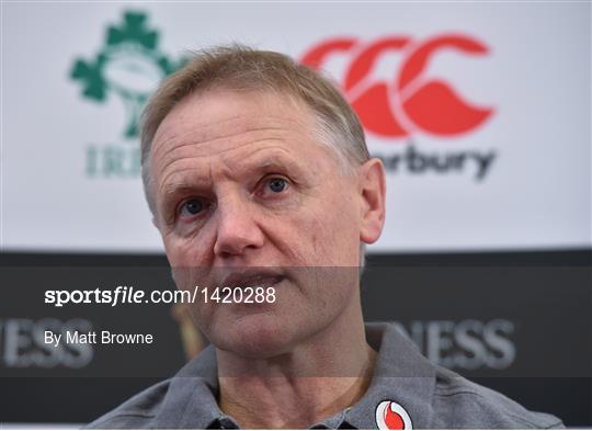 Ireland Rugby Squad Training and Press Conference