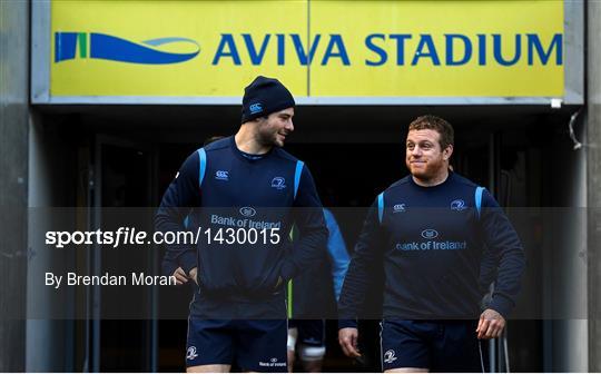 Leinster Rugby Captain's Run and Press Conference