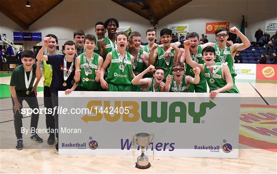 St Mary's CBS The Green Tralee v St Malachy's Belfast - Subway All-Ireland Schools U16A Boys Cup Final