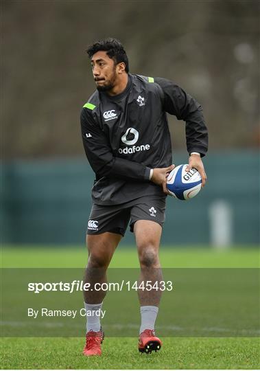 Ireland Rugby Squad Training and Press Conference